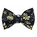 Child black and yellow "Liberty" pattern bow tie