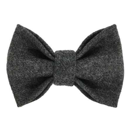 Child dark-gey bow tie, wool