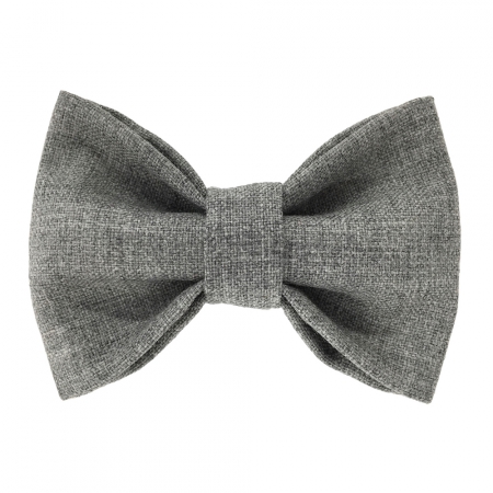 Child light-grey bow tie, wool