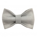 Child grey bow tie, cotton satin