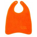 Bavoir orange carotte
