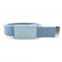 Ceinture unie bleu ciel boucle bleu ciel